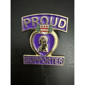 Purple Heart Proud Supporter Lapel Pin P103